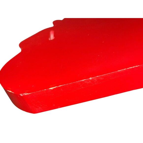 Santa Wooden Countdown Calendar VTG Christmas Folk Art Craft #6 Missing READ - Picture 11 of 14